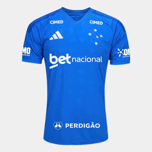 Camisa Cruzeiro 2026/27 Home Torcedor Todos os patrocínios