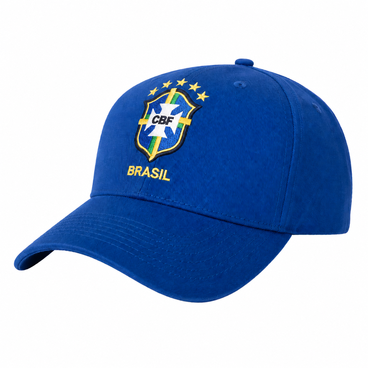 Boné Brasil Copa do Mundo Aba Curva Unissex Ajustável