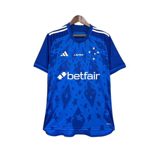 Camisa Cruzeiro Titular Todos Patrocínios 24/25 - Torcedor Masculina