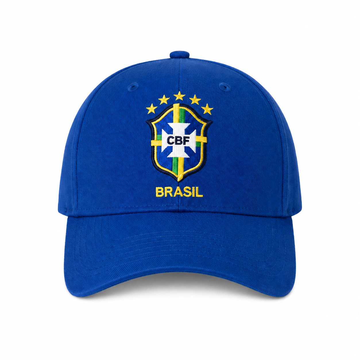 Boné Brasil Copa do Mundo Aba Curva Unissex Ajustável