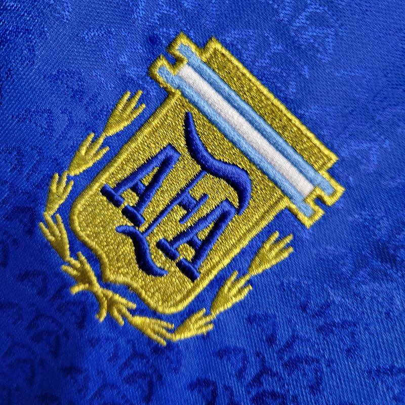 Camisa Retrô Argentina Especial 1994/95 Masculina Azul Marinho