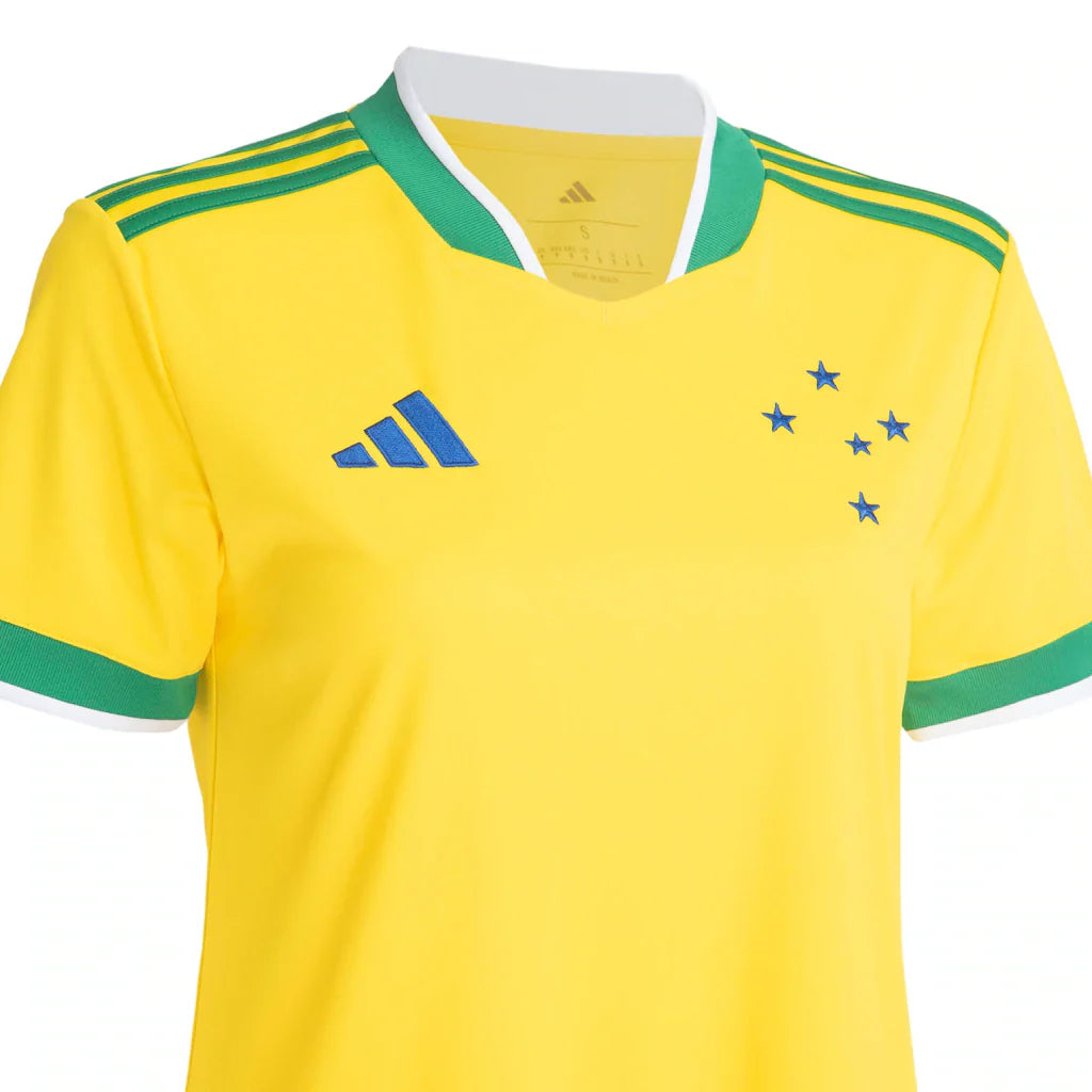 Camisa Cruzeiro 2026/27 Verde Amarela Copa do Mundo - Feminina