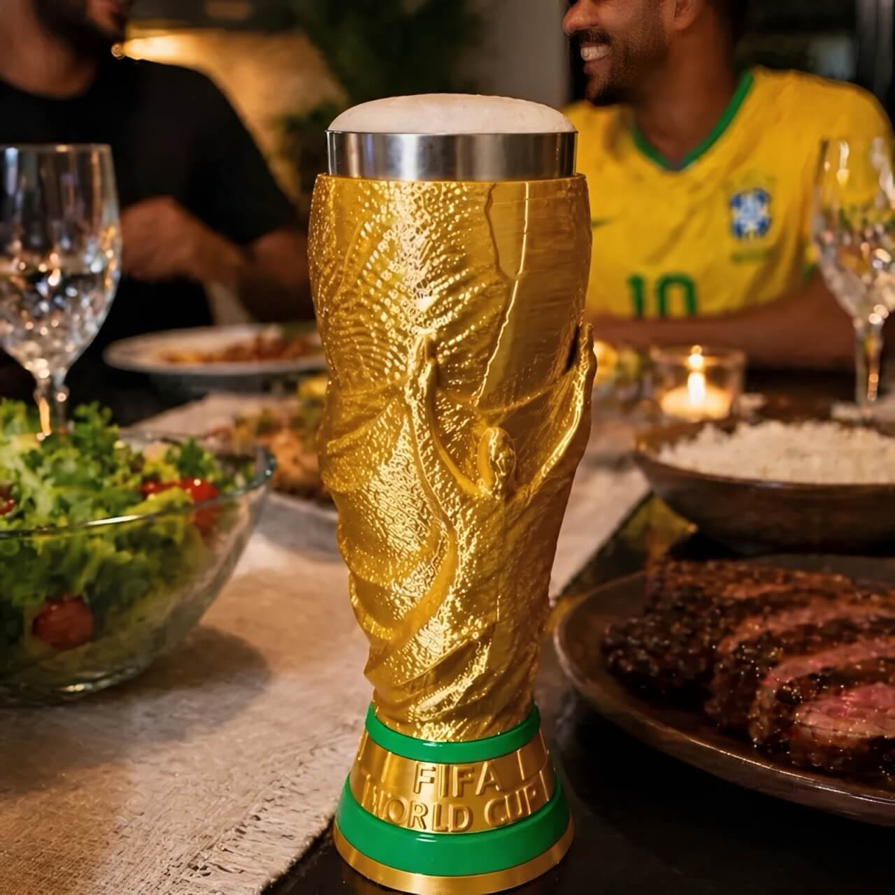 Taça Hexa Dourada™ | Edição Limitada Pré-Copa 2026