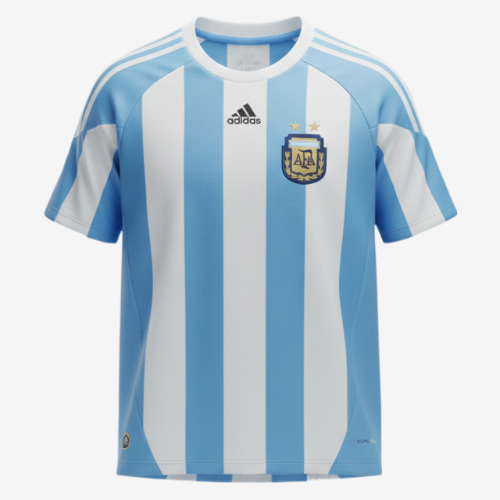 Camisa Retrô Argentina 2010/11 Azul e Branco