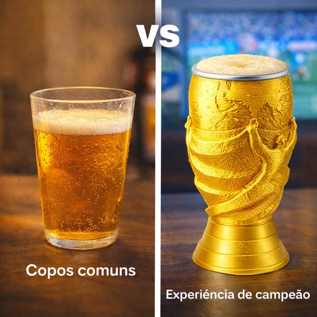 Taça Hexa Dourada™ | Edição Limitada Pré-Copa 2026