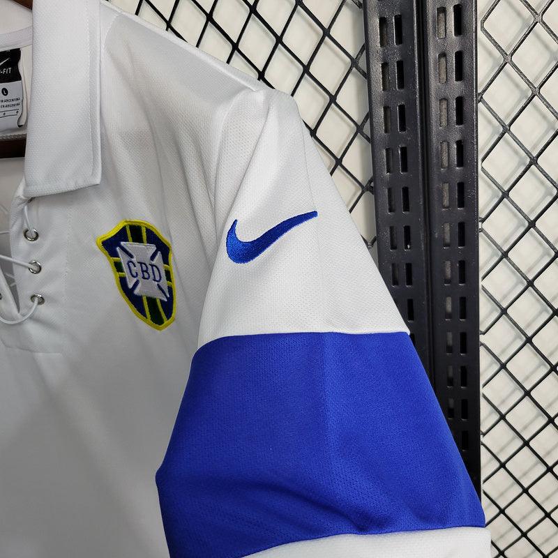 Camisa Retrô Brasil 2004/05 Masculino Branco
