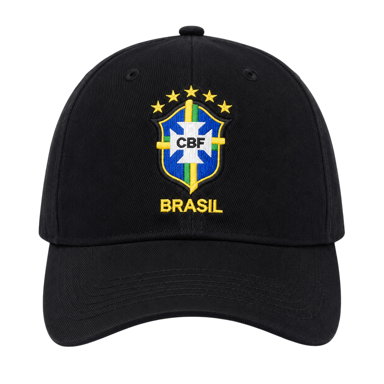 Boné Brasil Copa do Mundo Aba Curva Unissex Ajustável