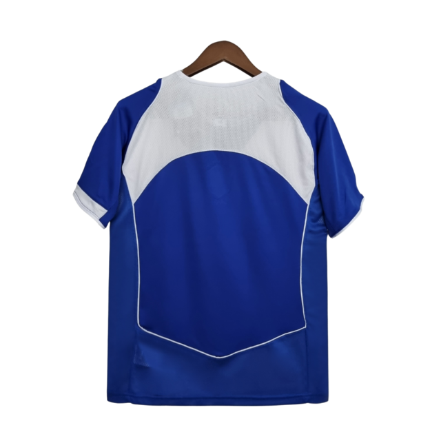 Camisa Retrô 2004 Seleção Brasileira II Masculina - Azul
