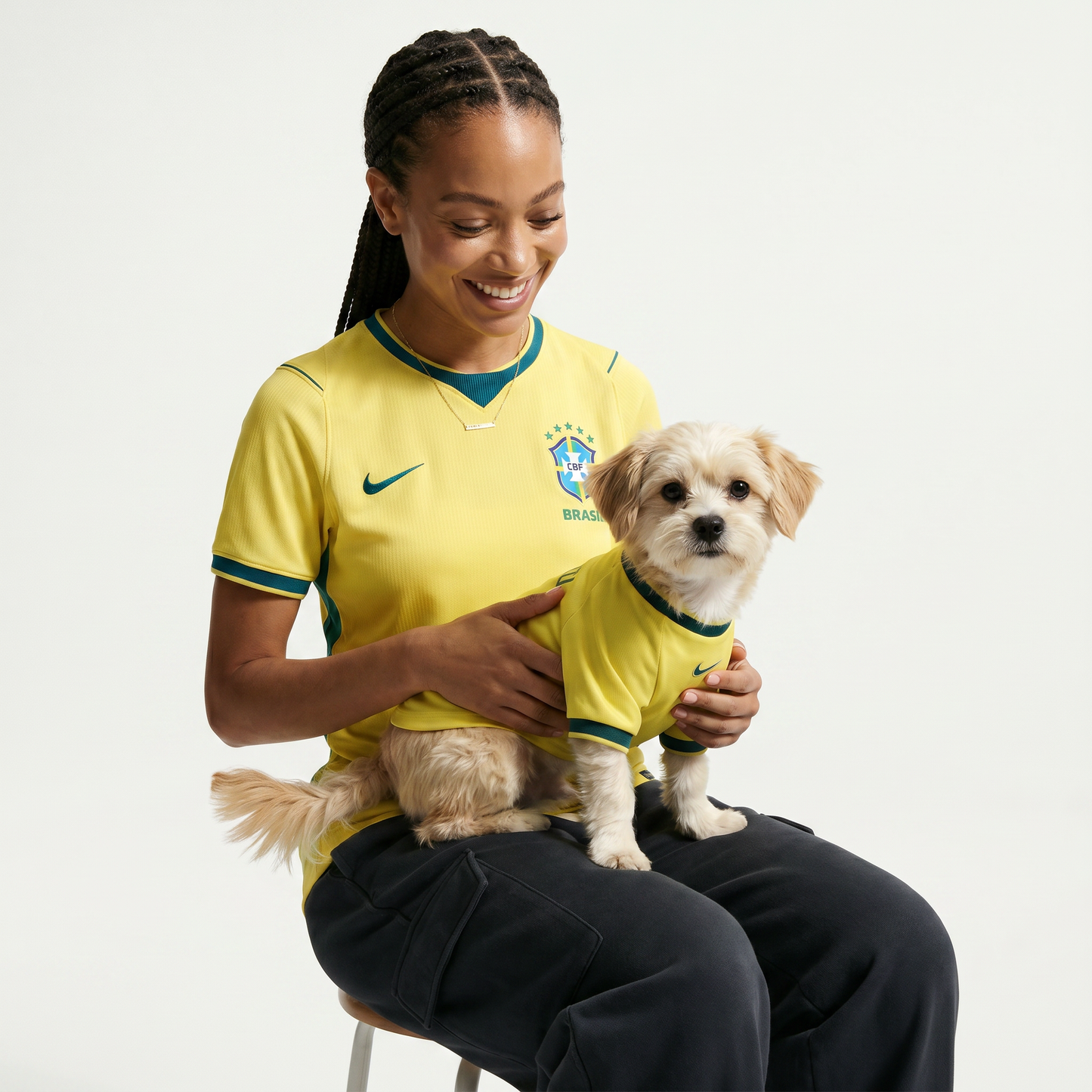 Kit Mãe de PET Camisas Brasil Home 26/27 - Torcedor