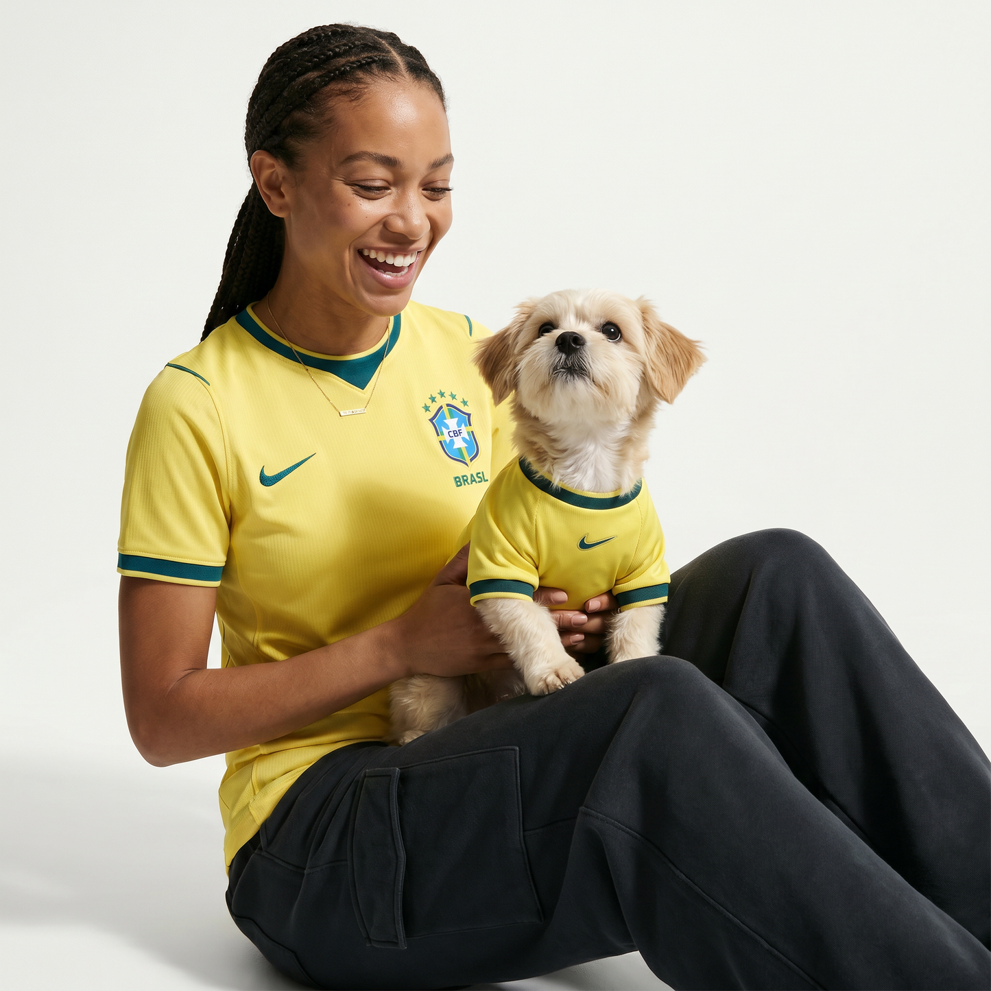 Kit Mãe de PET Camisas Brasil Home 26/27 - Torcedor
