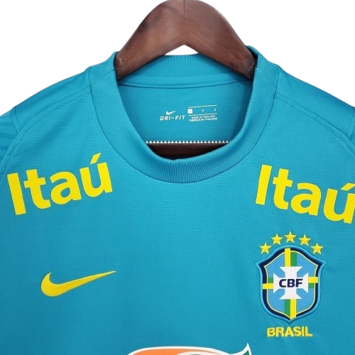 Camisa de Treino Brasil - 2022 Masculino Azul