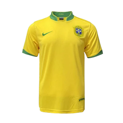 Camisa Retrô 2006 Seleção Brasileira Home Masculina - Amarela