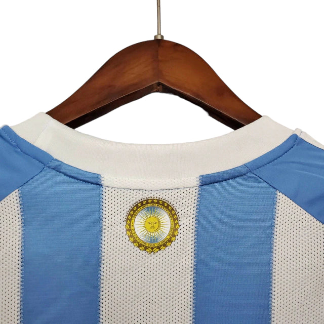Camisa Retrô Argentina 2010/11 Azul e Branco