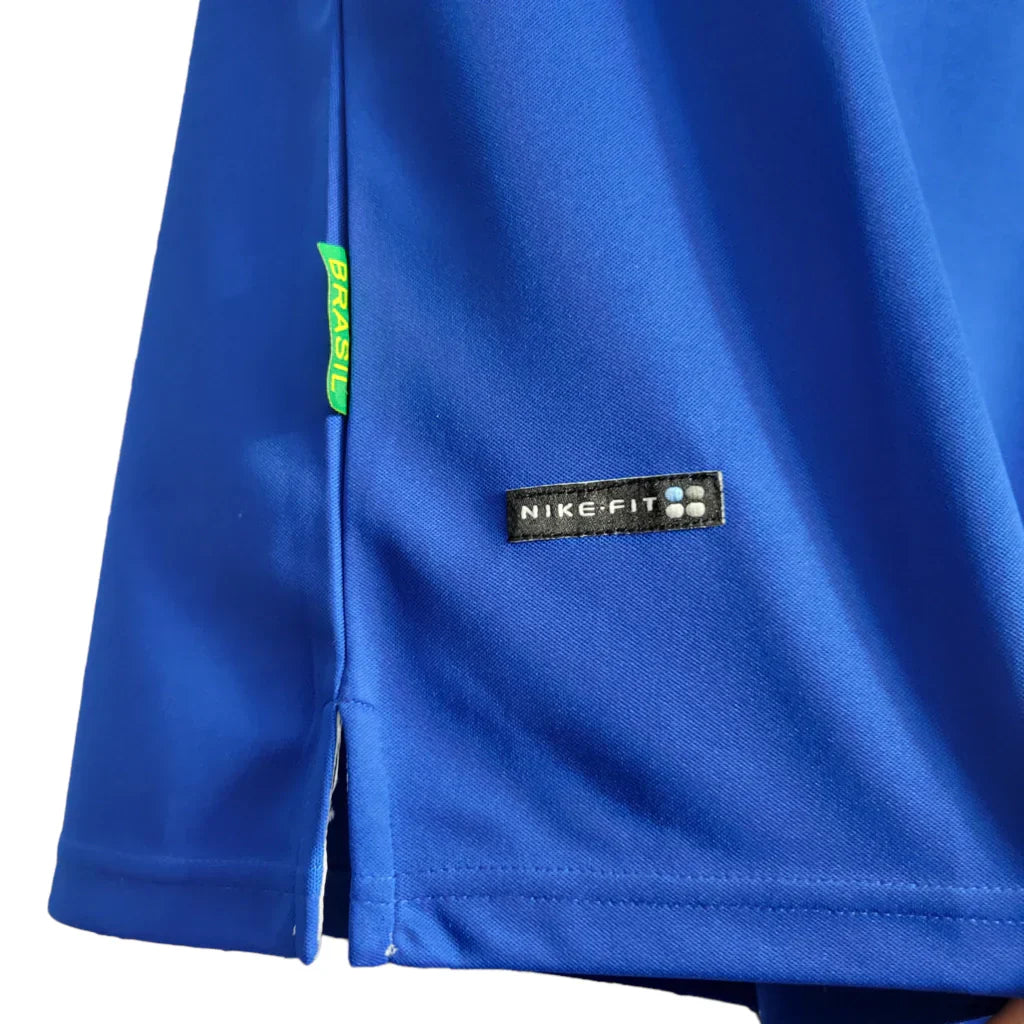 Camisa Retrô Seleção Brasileira II Away 1998/99 Masculino Azul